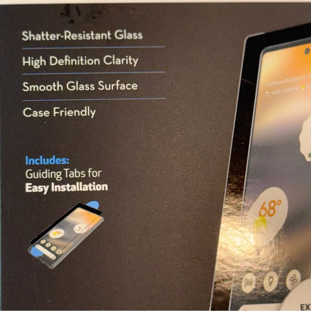 🆕 DuraGlass Tempered Glass Screen Protector – Google Pixel 6a | New in Box 📱